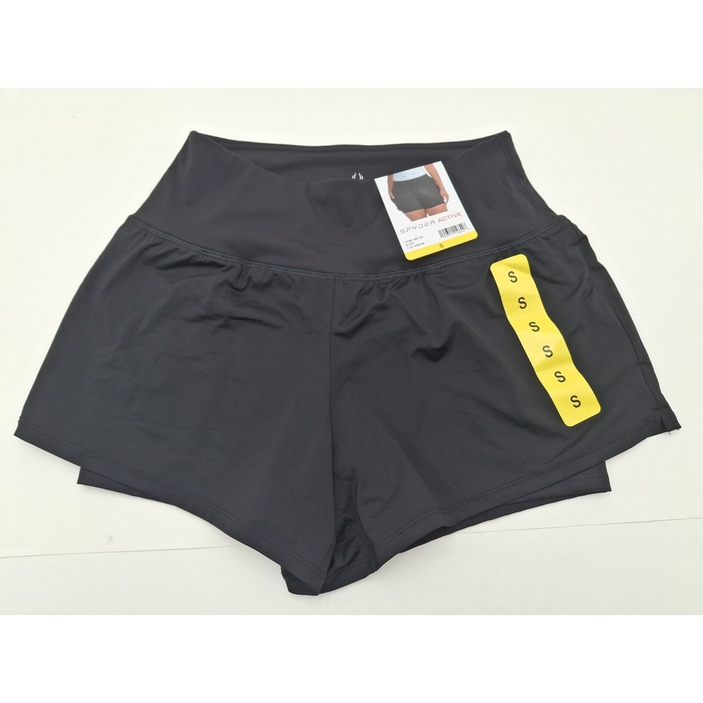 Spyder Women's Running Short, Black, Size Small, New